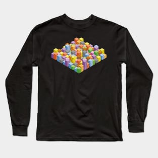 Small Grid Long Sleeve T-Shirt